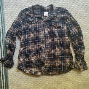American Eagle Outfitters Multicolor Plaid Shirt